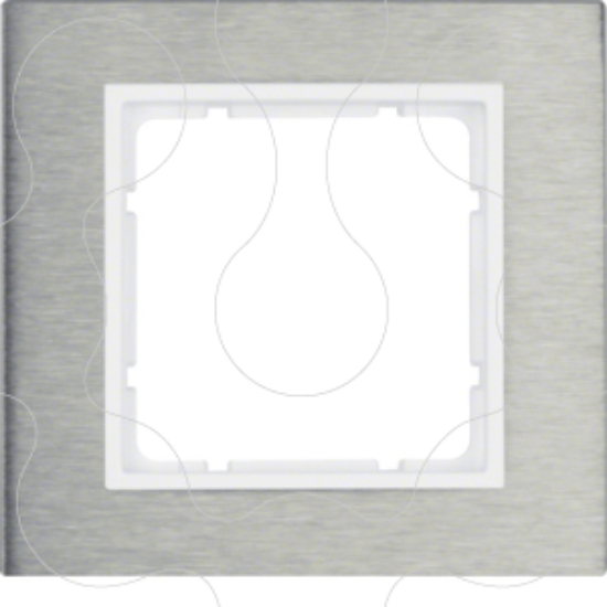 Imagem de B.7 - quadro x1, Inox/branco mate