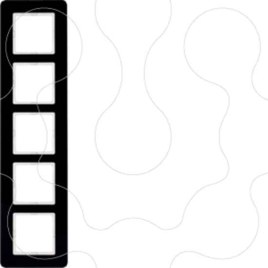 Imagem de Q.7 - quadro x5, Vidro preto