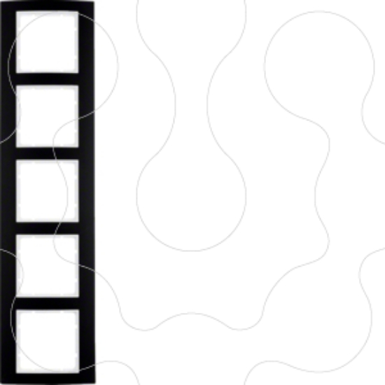 Imagem de B.3 - quadro x5, preto/branco