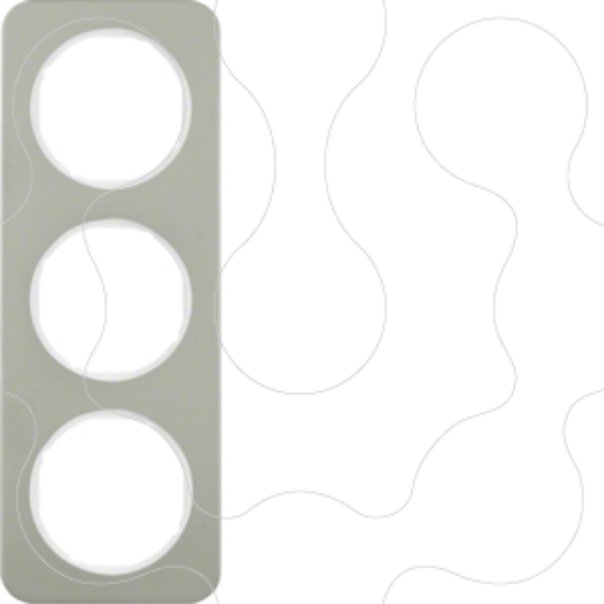Imagem de R.1 - quadro x3, Inox/branco