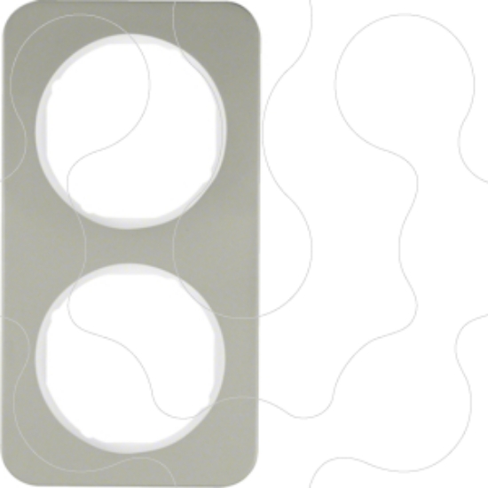 Imagem de R.1 - quadro x2, Inox/branco