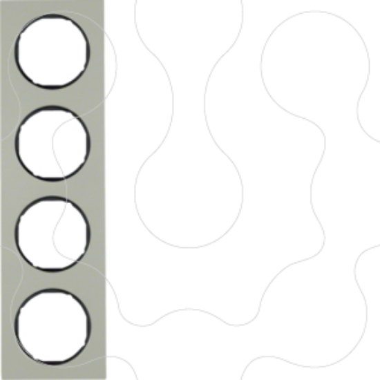 Imagem de R.3 - quadro x4 Inox, preto
