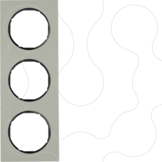 Imagem de R.3 - quadro x3, Inox/preto