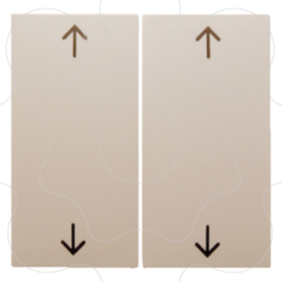 Imagem de S.1/B.x - tecla dupla 4 setas, creme