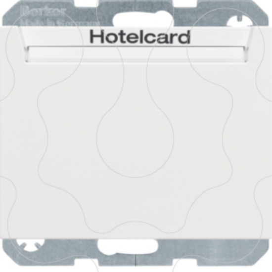 Imagem de K.1/K.5 - Interrup. cartão hotel, branco