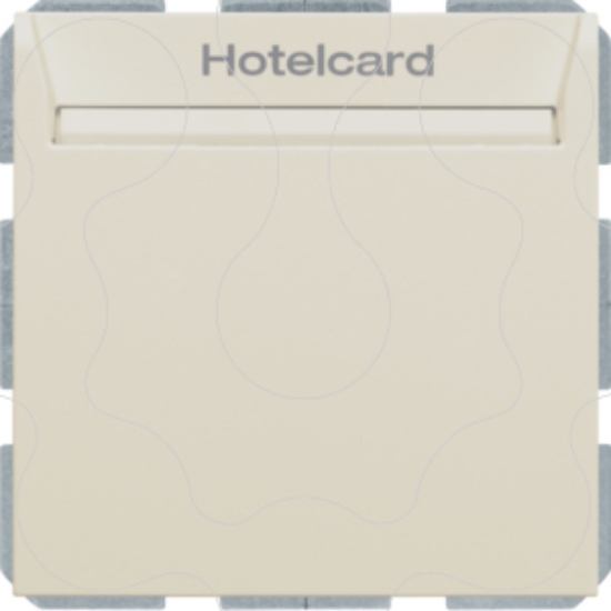 Imagem de S.1/B.x - Interrup. cartão hotel, creme