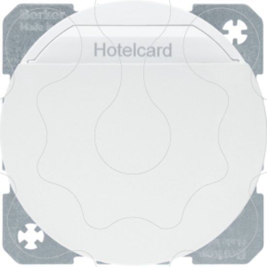Imagem de R.1/R.3 - Interrup. cartão hotel, branc