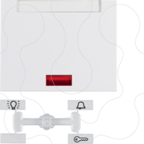 Imagem de K.1/K.5 - tecla c/visor p.-etiq, branco