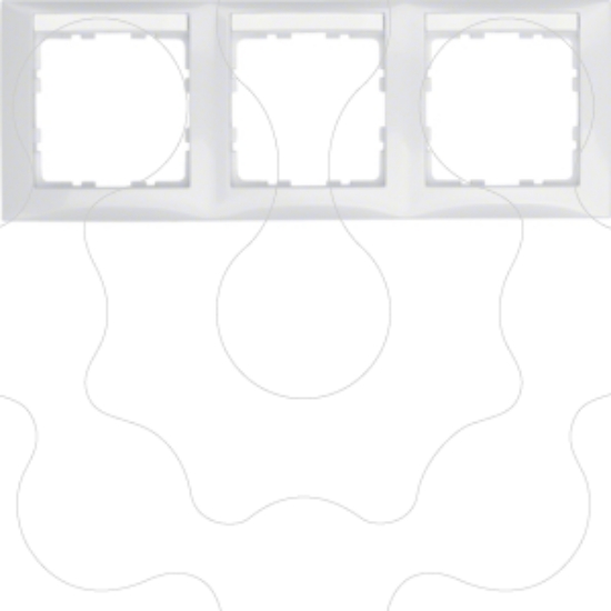 Imagem de S.1 - quadro x3 p.-etiq. horz., branco