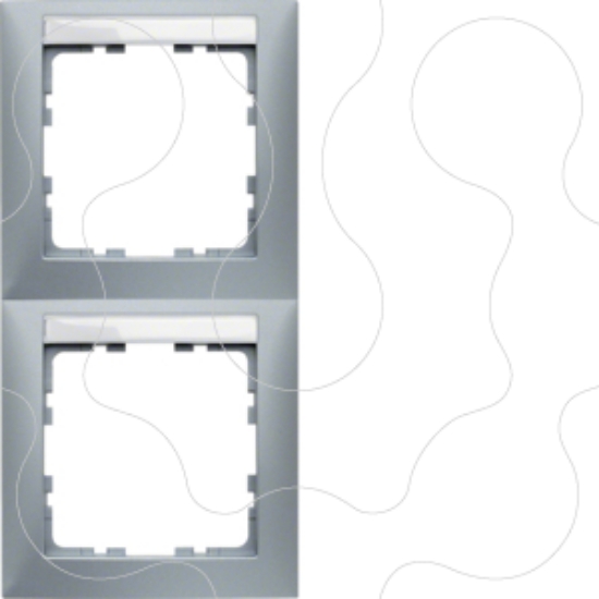 Imagem de S.1 - quadro x2 p.-etiq. vert., alum mt