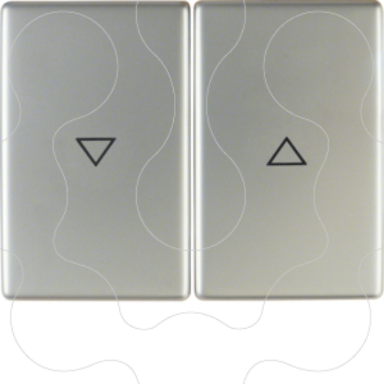 Imagem de K.1/K.5 - tecla dupla estores, inox