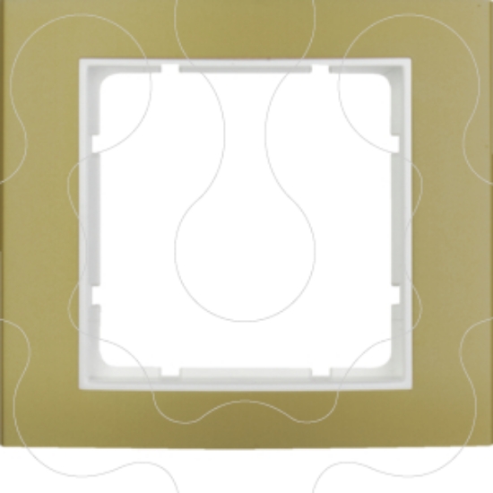 Imagem de B.3 - quadro x1, dourado/branco