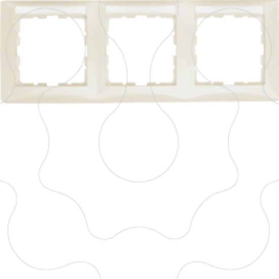 Imagem de S.1 - quadro x3 p.-etiq. horz., creme