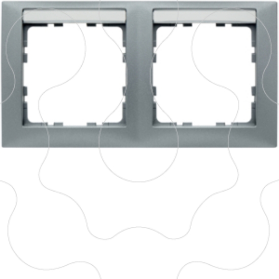Imagem de S.1 - quadro x2 p.-etiq. horz., alu mate