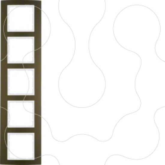 Imagem de B.3 - quadro x5, castanho/branco