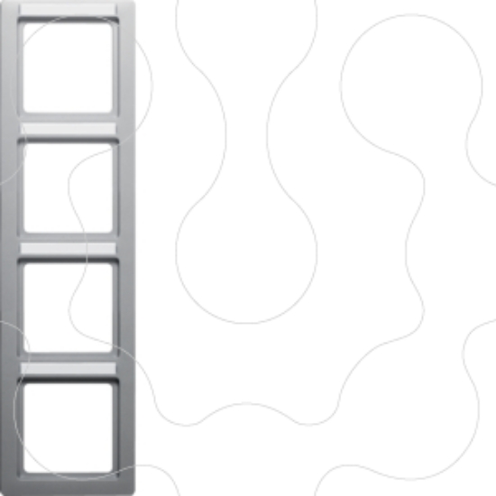Imagem de Q.1 - quadro x4 p.-etiq. vert., aluminio