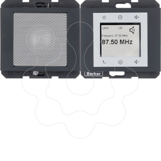 Imagem de K.1/K.5 - Radio Touch, antracite mate