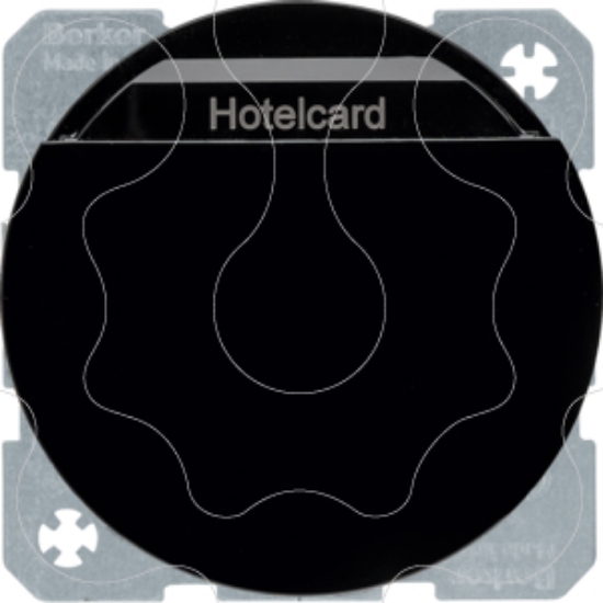 Imagem de R.1/R.3 - Interrup. cartão hotel, preto