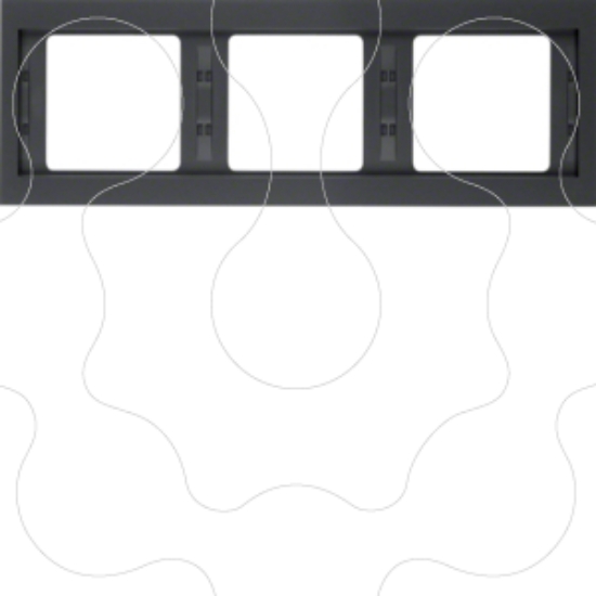 Imagem de K.1 - quadro x3 horiz., antracite mate
