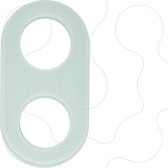 Imagem de Glas - quadro x2 vidro, branco