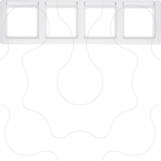 Imagem de Q.1 - quadro x4 p.-etiq. horiz., branco