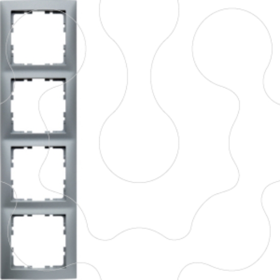 Imagem de S.1 - quadro x4, alumínio mate