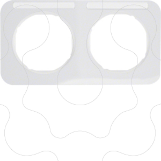 Imagem de R.1 - quadro x2 p.-etiq. horz., branco