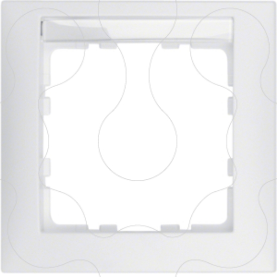 Imagem de S.1 - quadro x1 p.-etiq., branco mate