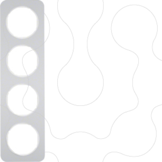 Imagem de R.1 - quadro x4 Alumínio, branco