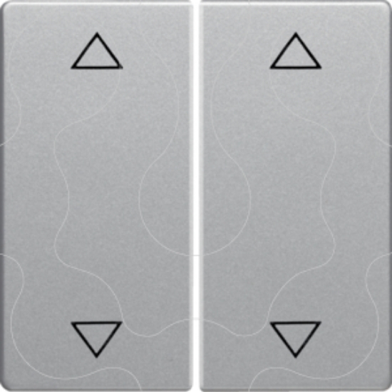 Imagem de Q.x - tecla dupla 4 setas, alumínio