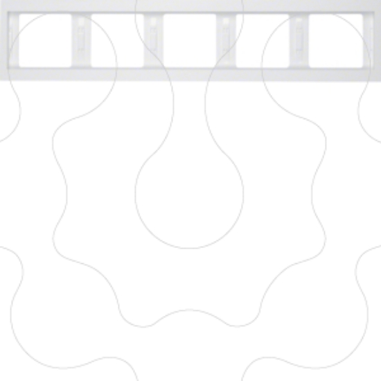 Imagem de K.1 - quadro x5 horiz., branco