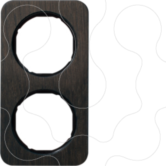 Imagem de R.1 - quadro x2, Madeira carvalho/preto