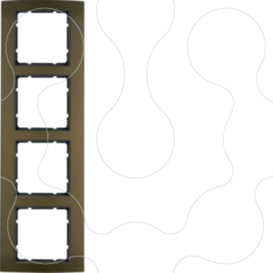 Imagem de B.3 - quadro x4, castanho/antracite