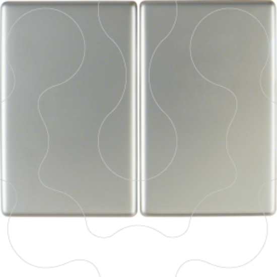 Imagem de K.1/K.5 - tecla dupla, inox