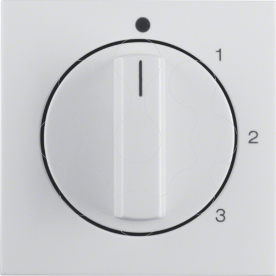 Imagem de S.1/B.x - botão rotativo 0-1-2-3, branco