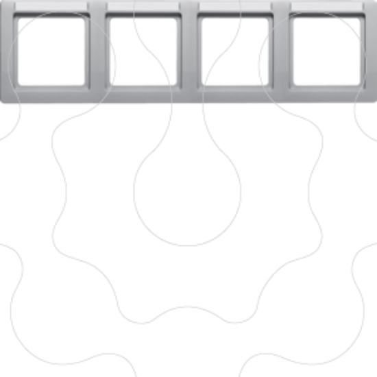 Imagem de Q.1 - quadro x4 p.-etiq. horiz., alumin