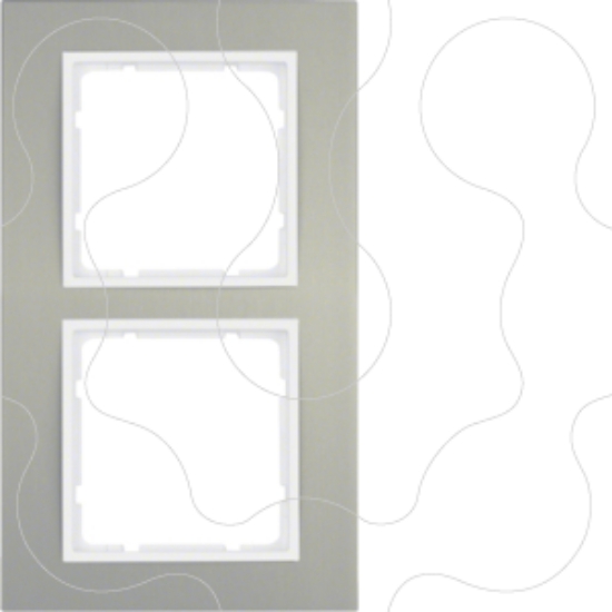 Imagem de B.3 - quadro x2, alumínio/branco