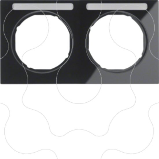 Imagem de R.3 - quadro x2 p.-etiq. horz., preto