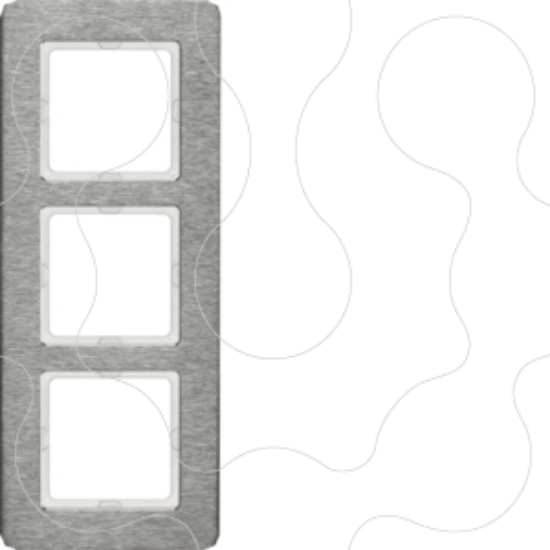 Imagem de Q.7 - quadro x3 vertical, Inox