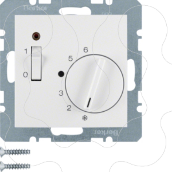 Imagem de S.1/B.x - termóst. 24V c/ ON/OFF, branco