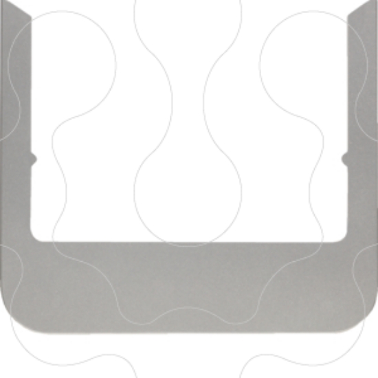 Imagem de tampa touch control, arred, inox mt