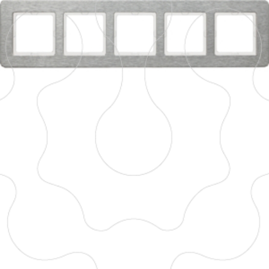 Imagem de Q.7 - quadro x5 horizontal, Inox