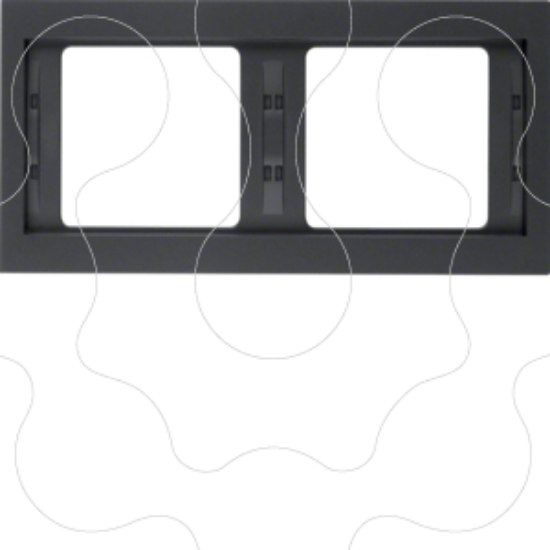 Imagem de K.1 - quadro x2 horiz., antracite mate