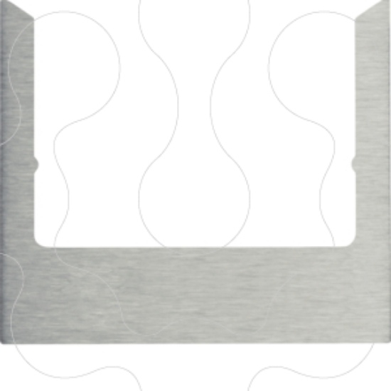 Imagem de tampa touch control, rect, inox