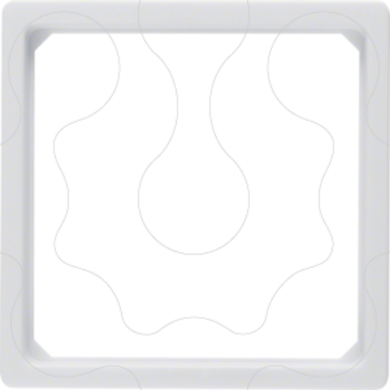 Imagem de Q.x - aro adaptador 50x50mm, branco