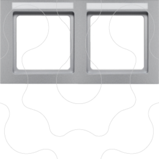 Imagem de Q.3 - quadro x2 p.-etiq. horiz., alumin