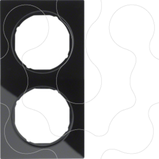 Imagem de R.3 - quadro x2, Vidro/preto