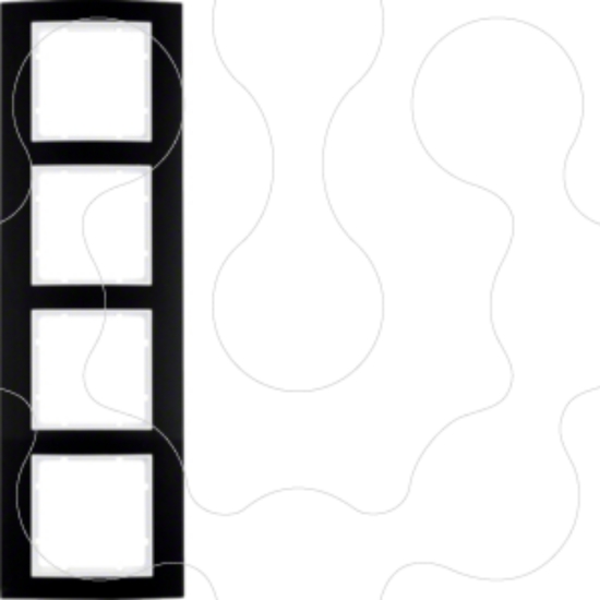 Imagem de B.3 - quadro x4, preto/branco