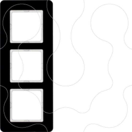 Imagem de Q.7 - quadro x3, Vidro preto