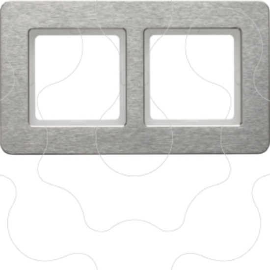 Imagem de Q.7 - quadro x2 horizontal, Inox